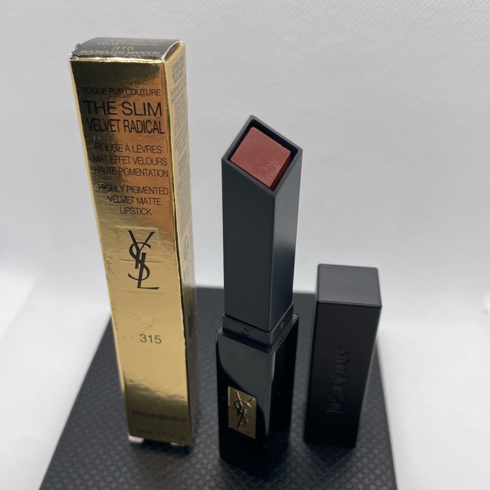 Yves Saint Laurent The Slim Velvet Radical Lipstick in Red and Black